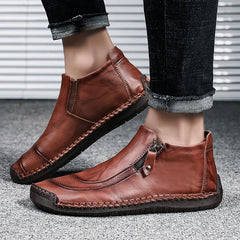 Men of high men's shoes by hand for outdoor leisure shoes boots