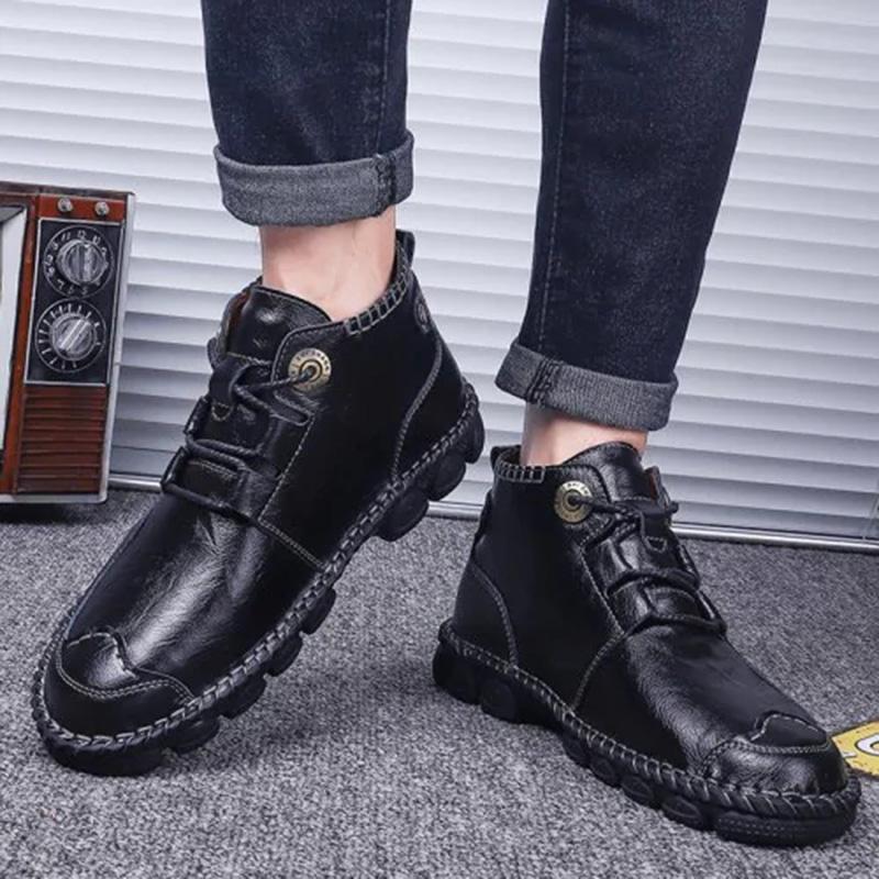 Mostelo™ -Men's Hand Stitching Casual Large Size Boots