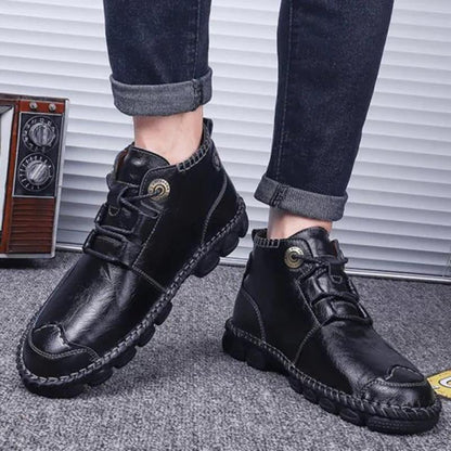 Mostelo™ -Men's Hand Stitching Casual Large Size Boots