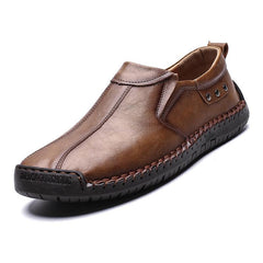 Men's Casual Shoes Hand Stitching Fashion Slip-on