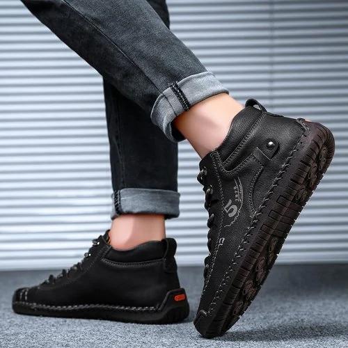 Men's Super Fiber Large Size Breathable Men Outdoor Casual Shoes