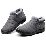 Men's Winter Warm Cotton Soft Bottom Warm Waterproof  Snow Boots