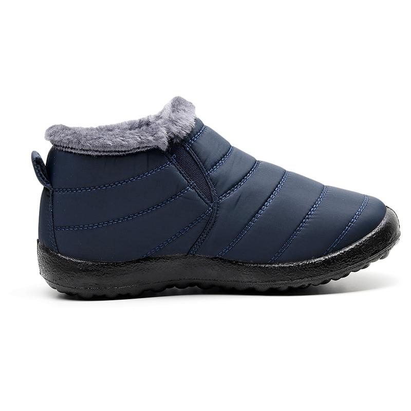 Men's Winter Warm Cotton Soft Bottom Warm Waterproof  Snow Boots