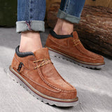 Men's outdoor equipment sewing recreational leather shoes