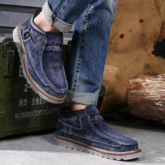 Men's outdoor equipment sewing recreational leather shoes