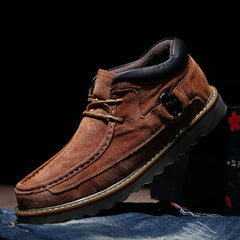 Men's outdoor equipment sewing recreational leather shoes
