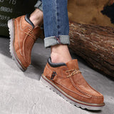 Men's outdoor equipment sewing recreational leather shoes