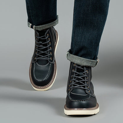 Mostelo Mens Boots  Casual Boots For Men Waterproof Chukka Boots Mens