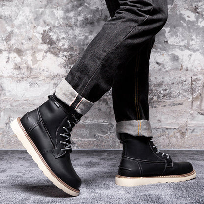 Mostelo Mens Boots  Casual Boots For Men Waterproof Chukka Boots Mens