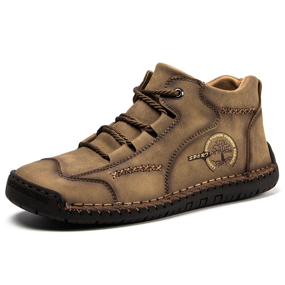 Mostelo™ -Men Vintage Hand Stitching Comfort Soft Leather Boots