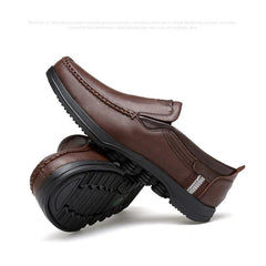 Men's Large Size Faux Leather Slip On Soft Casual Shoes
