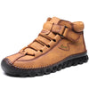 Mostelo™ -Men Cow Leather Non Slip Hand Stitching Soft Sole Casual Outdoor Boots