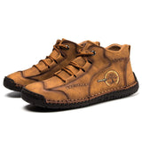 Mostelo™ -Men Vintage Hand Stitching Comfort Soft Leather Boots