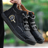 Mostelo™ -Men Vintage Hand Stitching Comfort Soft Leather Boots
