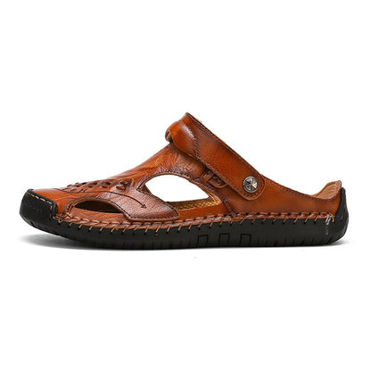 Mostelo™ Men's casual breathable handmade leather sandals