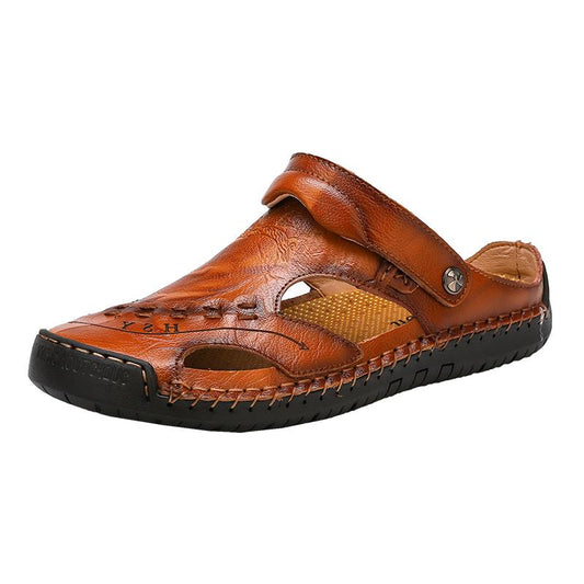 Mostelo™ Men's casual breathable handmade leather sandals