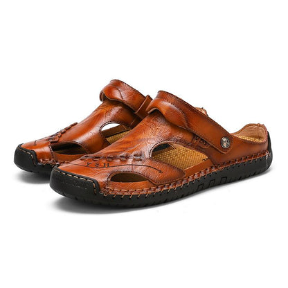 Mostelo™ Men's casual breathable handmade leather sandals