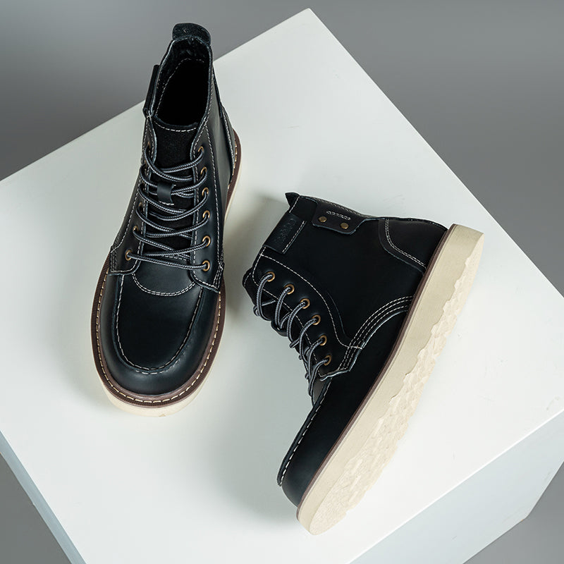 Mostelo Mens Boots  Casual Boots For Men Waterproof Chukka Boots Mens