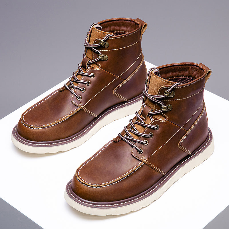 Mostelo Mens Boots  Casual Boots For Men Waterproof Chukka Boots Mens