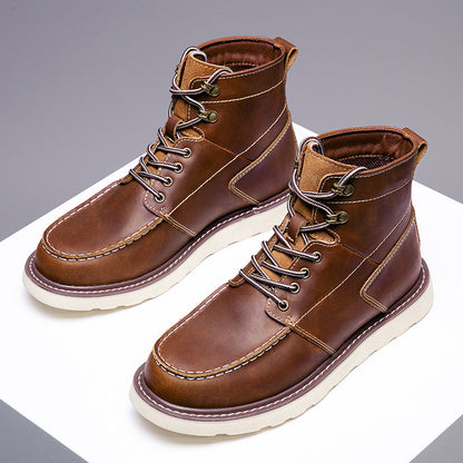 Mostelo Mens Boots  Casual Boots For Men Waterproof Chukka Boots Mens