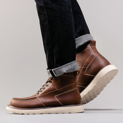 Mostelo Mens Boots  Casual Boots For Men Waterproof Chukka Boots Mens