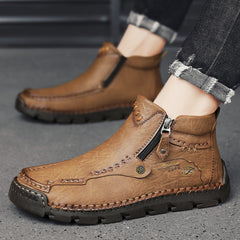 Mostelo® -  Men's Soft And Breathable Zipper Outdoor Tooling Boots V1