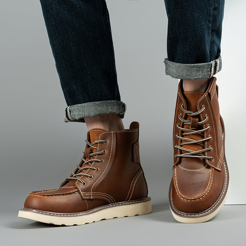 Mostelo Mens Boots  Casual Boots For Men Waterproof Chukka Boots Mens