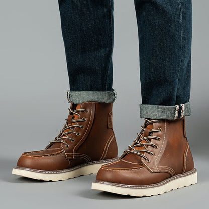 Mostelo Mens Boots  Casual Boots For Men Waterproof Chukka Boots Mens