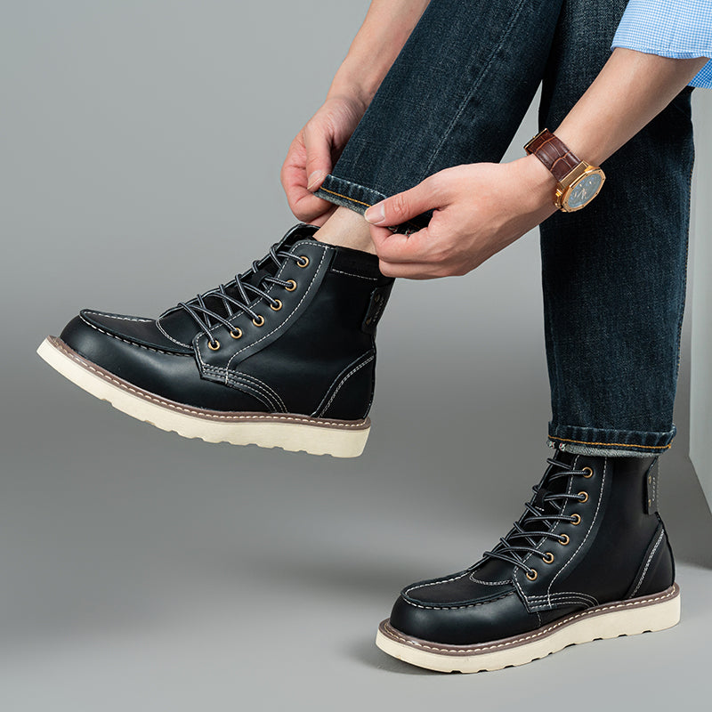 Mostelo Mens Boots  Casual Boots For Men Waterproof Chukka Boots Mens