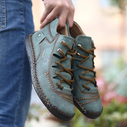 Mostelo™ - Men Hand Stitching Fashionable High-top Leather Boots