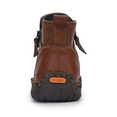 Mostelo® - Men's Soft And Breathable Zipper Outdoor Tooling Boots V2