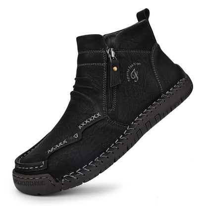 Mostelo® - Men's Soft And Breathable Zipper Outdoor Tooling Boots V2