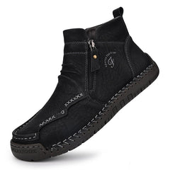Mostelo® - Men's Soft And Breathable Zipper Outdoor Tooling Boots V2