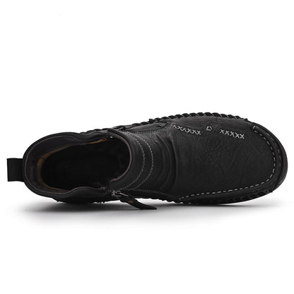 Mostelo® - Men's Soft And Breathable Zipper Outdoor Tooling Boots V2