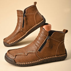 Mostelo® - Men's Soft And Breathable Zipper Outdoor Tooling Boots V2