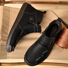 Mostelo® - Men's Soft And Breathable Zipper Outdoor Tooling Boots V2