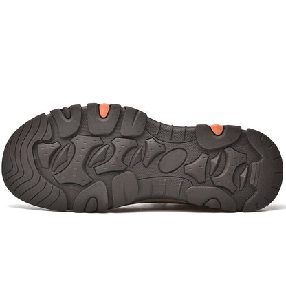 Mostelo®— Mens Slip On Leather Casual Walking Shoes