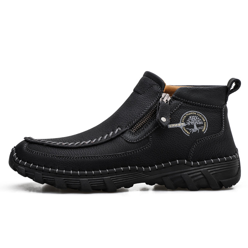 Mostelo® -  Men's Soft And Breathable Zipper Outdoor Tooling Boots