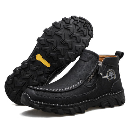 Mostelo® -  Men's Soft And Breathable Zipper Outdoor Tooling Boots