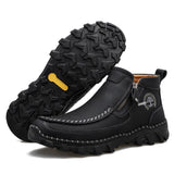 Mostelo® -  Men's Soft And Breathable Zipper Outdoor Tooling Boots