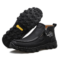 Mostelo® -  Men's Soft And Breathable Zipper Outdoor Tooling Boots