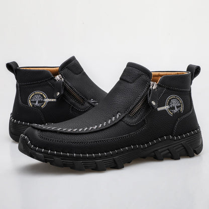 Mostelo® -  Men's Soft And Breathable Zipper Outdoor Tooling Boots