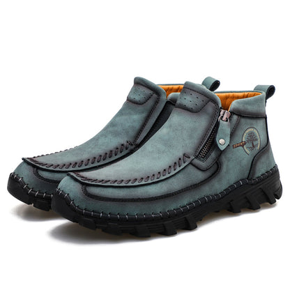Mostelo® -  Men's Soft And Breathable Zipper Outdoor Tooling Boots