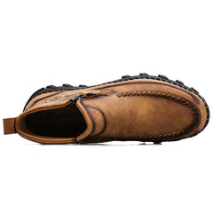 Mostelo® -  Men's Soft And Breathable Zipper Outdoor Tooling Boots