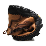 Mostelo® -  Men's Soft And Breathable Zipper Outdoor Tooling Boots