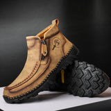 Mostelo® -  Men's Soft And Breathable Zipper Outdoor Tooling Boots