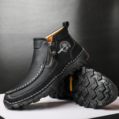 Mostelo® -  Men's Soft And Breathable Zipper Outdoor Tooling Boots