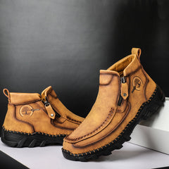 Mostelo® -  Men's Soft And Breathable Zipper Outdoor Tooling Boots