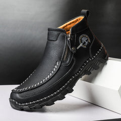 Mostelo® -  Men's Soft And Breathable Zipper Outdoor Tooling Boots