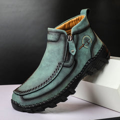 Mostelo® -  Men's Soft And Breathable Zipper Outdoor Tooling Boots